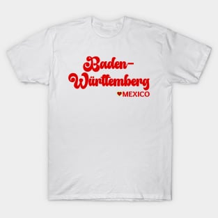 Baden-Württemberg: I love Germany  Deutschland T-Shirt